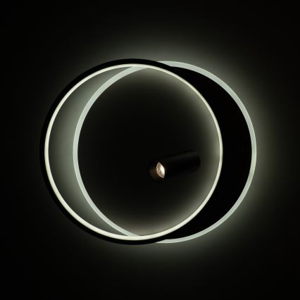 BRILAGI - Dimmbar LED-taklampa UNITY LED/48W/230V + 1xGU10/3W 3000-6000K 39x45 cm vit/svart + fjärrkontroll