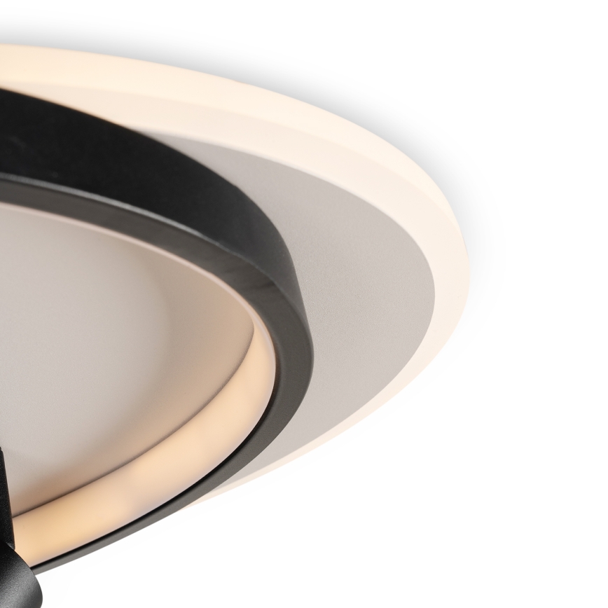 BRILAGI - Dimmbar LED-taklampa UNITY LED/48W/230V + 1xGU10/3W 3000-6000K 39x45 cm vit/svart + fjärrkontroll