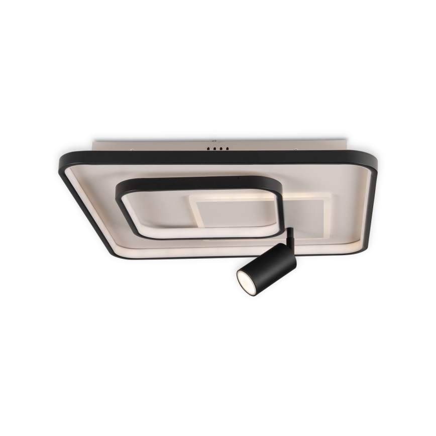 BRILAGI - Dimbart LED-taklampa UNITY LED/75W/230V + 1xGU10/3W 3000-6000K 50x50 cm vit/svart + fjärrkontroll