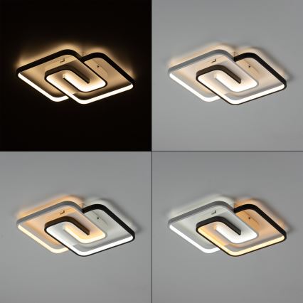 Brilagi - Dimbart LED-takarmatur VELO LED/64W/230V 38x38 cm 3000-6500K + fjärrkontroll