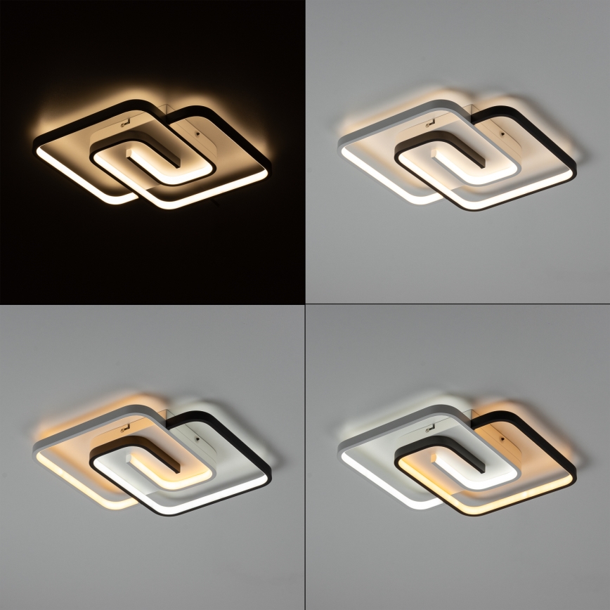 Brilagi - Dimbart LED-takarmatur VELO LED/64W/230V 38x38 cm 3000-6500K + fjärrkontroll