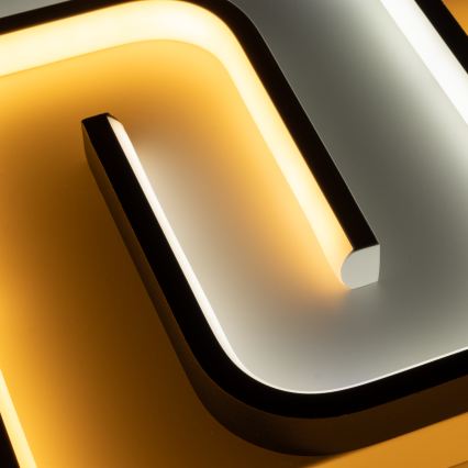 Brilagi - Dimbart LED-takarmatur VELO XL LED/98W/230V 3000-6500K 61x61 cm + fjärrkontroll