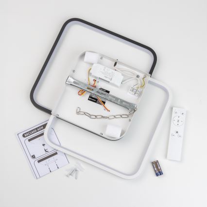 Brilagi - Dimbart LED-takarmatur VELO XL LED/98W/230V 3000-6500K 61x61 cm + fjärrkontroll