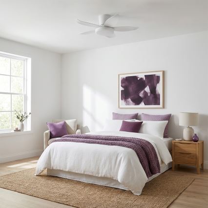 Brilagi - Dimbar LED-takfläkt LED/32W/230V 3000-6500K Ø 95 cm vit + fjärrkontroll
