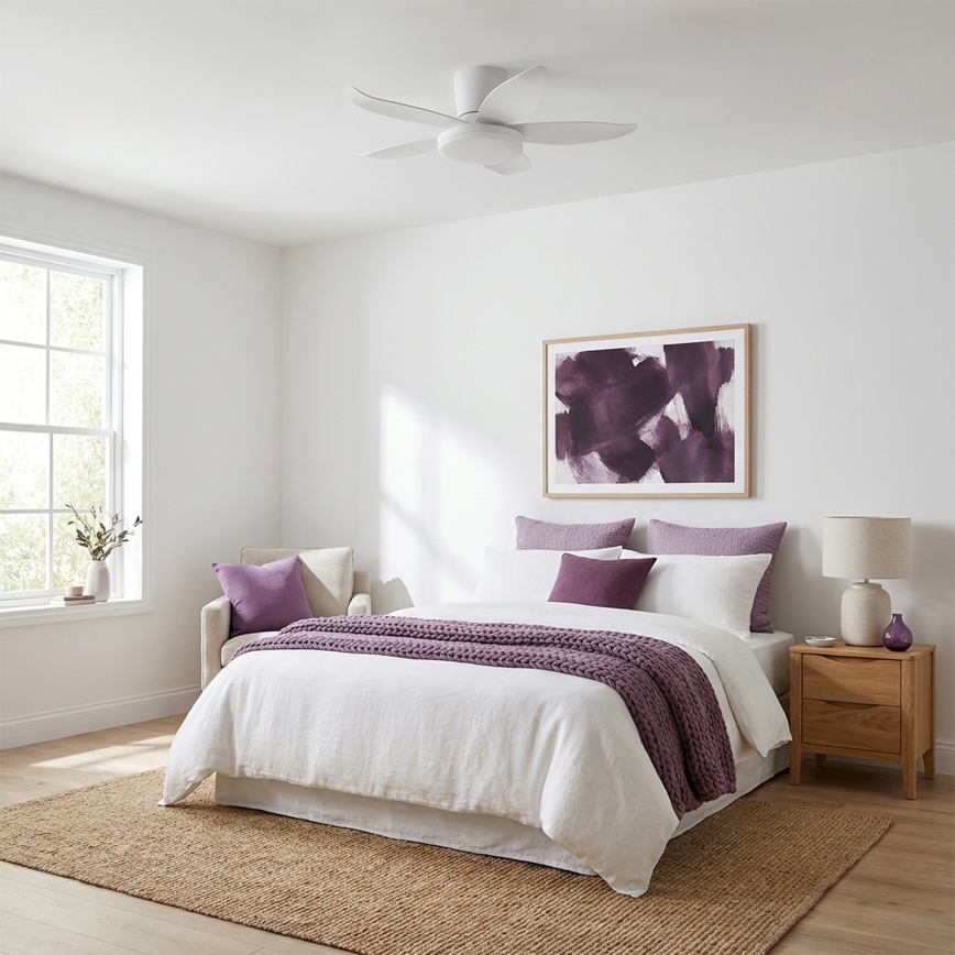 Brilagi - Dimbar LED-takfläkt LED/32W/230V 3000-6500K Ø 95 cm vit + fjärrkontroll