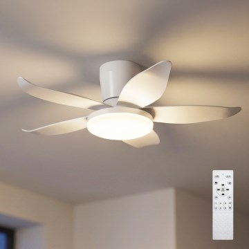 Brilagi - Dimbar LED-takfläkt LED/32W/230V 3000-6500K Ø 95 cm vit + fjärrkontroll