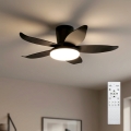 Brilagi - Dimbar LED takfläkt LED/32W/230V 3000-6500K Ø95 cm svart + fjärrkontroll