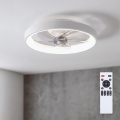 Brilagi - Dimbar LED-takfläkt LED/34W/230V Ø 50 cm vit + fjärrkontroll