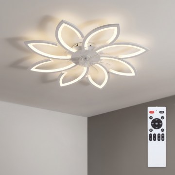 Brilagi - Dimbar LED-takfläkt LED/43W/230V 3000-6500K Ø 90 cm vit + fjärrkontroll