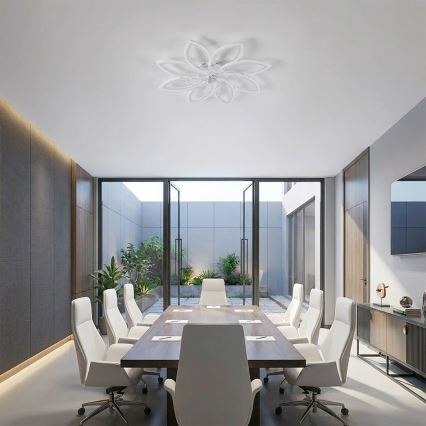 Brilagi - Dimbar LED-takfläkt LED/43W/230V 3000-6500K Ø 90 cm vit + fjärrkontroll