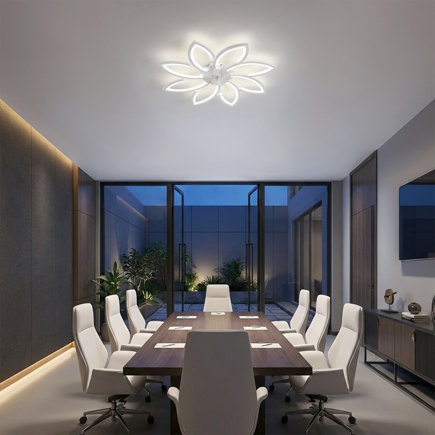 Brilagi - Dimbar LED-takfläkt LED/43W/230V 3000-6500K Ø 90 cm vit + fjärrkontroll