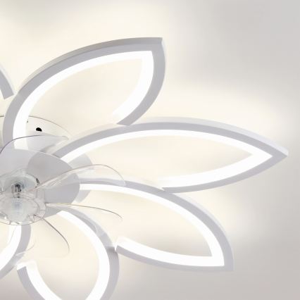 Brilagi - Dimbar LED-takfläkt LED/43W/230V 3000-6500K Ø 90 cm vit + fjärrkontroll