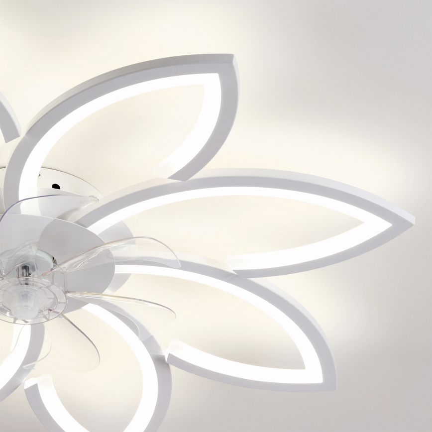 Brilagi - Dimbar LED-takfläkt LED/43W/230V 3000-6500K Ø 90 cm vit + fjärrkontroll