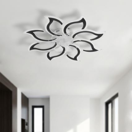 Brilagi - LED-dimbar takfläkt LED/44W/230V 3000–6500K Ø 90 cm svart + fjärrkontroll