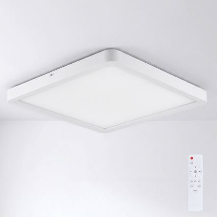 Brilagi - LED-dimmbar taklampa ESTELA SQUARE LED/36W/230V 3000-6500K 31x31 cm vit + fjärrkontroll
