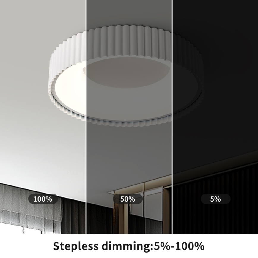 BRILAGI - Dimbart LED-takarmatur FALCON MODERN LED/30W/230V 3000-6000K Ø 40 cm vit + fjärrkontroll