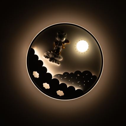 Brilagi - Dimbar LED-taklampa för barn ASTRO LED/68W/230V 3000-6000K Ø 49 cm + fjärrkontroll