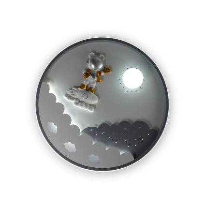 Brilagi - Dimbar LED-taklampa för barn ASTRO LED/68W/230V 3000-6000K Ø 49 cm + fjärrkontroll