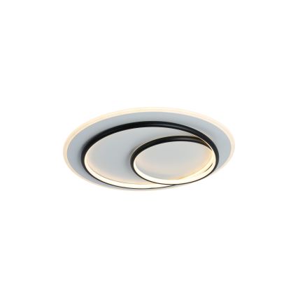 Brilagi - Dimbart LED-takarmatur IRIS LED/70W/230V 3000–6000K Ø 50 cm vit/svart + fjärrkontroll