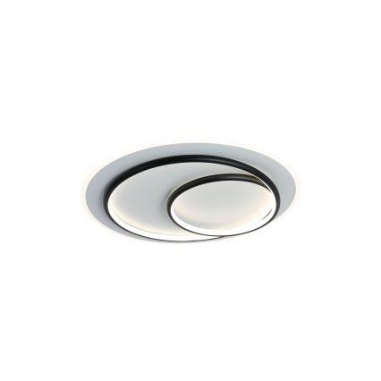 Brilagi - Dimbart LED-takarmatur IRIS LED/70W/230V 3000–6000K Ø 50 cm vit/svart + fjärrkontroll