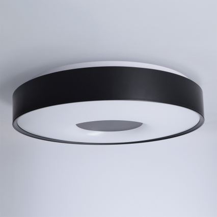 BRILAGI - Dimmbar LED-taklampa JAMIS LED/48W/230V 3000-6500K diam. 39 cm svart + fjärrkontroll
