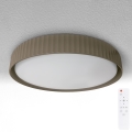 Brilagi - Dimbar LED-taklampa LUCIA LED/48W/230V 3000–6500K Ø 41 cm taupe + fjärrkontroll