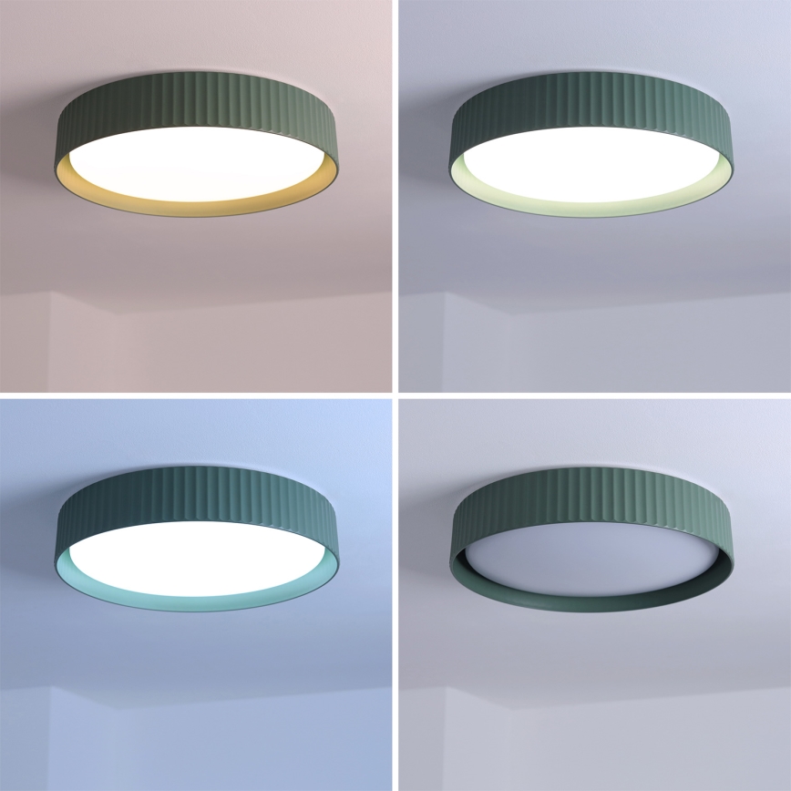 Brilagi - LED-dimbar taklampa LUCIA LED/48W/230V 3000-6500K Ø 41 cm grön + fjärrkontroll
