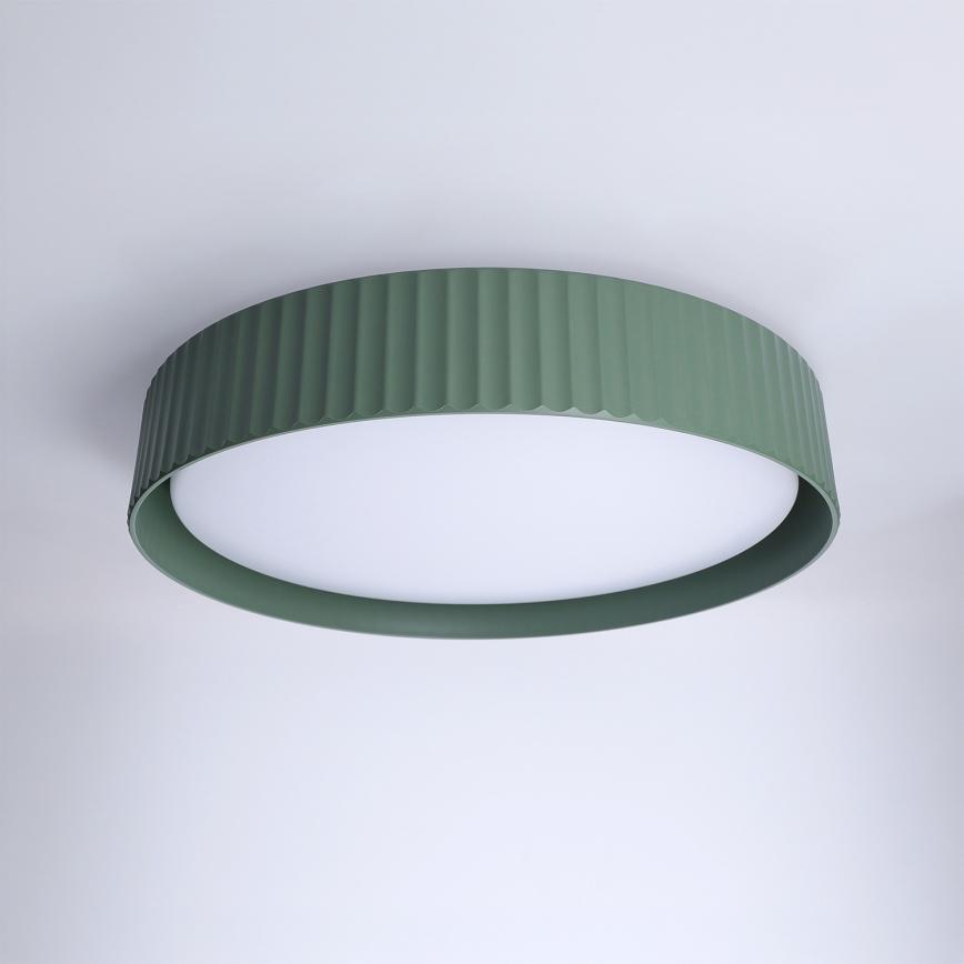 Brilagi - LED-dimbar taklampa LUCIA LED/48W/230V 3000-6500K Ø 41 cm grön + fjärrkontroll