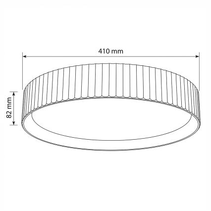 Brilagi - LED-dimbar taklampa LUCIA LED/48W/230V 3000-6500K Ø 41 cm grön + fjärrkontroll