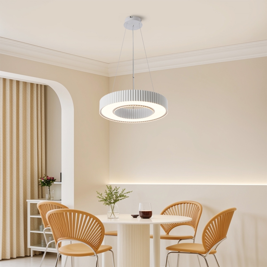 Brilagi - LED Dimbart takpendel på vajer LUMIX LED/48W/230V 3000-6000K vit pr. 50 cm + fjärrkontroll