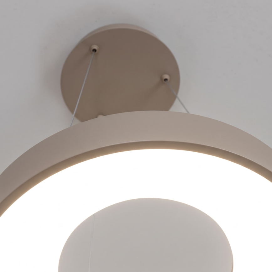 BRILAGI - LED dimmerbar pendellampa på vajer FALCON II LED/67W/230V 3000-6500K Ø 40 cm beige + fjärrkontroll