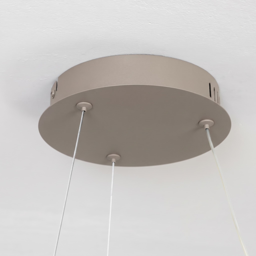 BRILAGI - LED dimmerbar pendellampa på vajer FALCON II LED/67W/230V 3000-6500K Ø 40 cm beige + fjärrkontroll