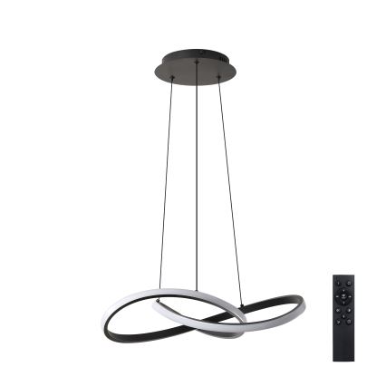 BRILAGI - LED dimbar pendellampa på vajer INFINITY LED/55W/230V 3000-6000K 50x50 cm svart + fjärrkontroll