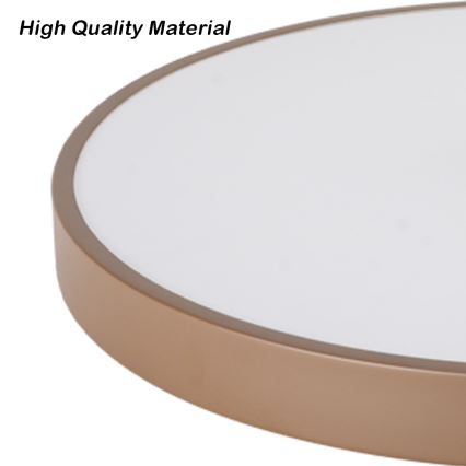 Brilagi - Dimbar LED-taklampa POOL LED/60W/230V 3000-6000K Ø 50 cm brun + fjärrkontroll