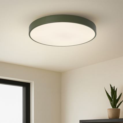 Brilagi - LED-dimbart takarmatur POOL LED/60W/230V 3000–6000K Ø 50 cm grön + fjärrkontroll