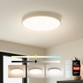 Brilagi - Dimbar LED-taklampa POOL SMART LED/48W/230V 3000-6000K Ø 40 cm Wi-Fi Tuya beige + fjärrkontroll