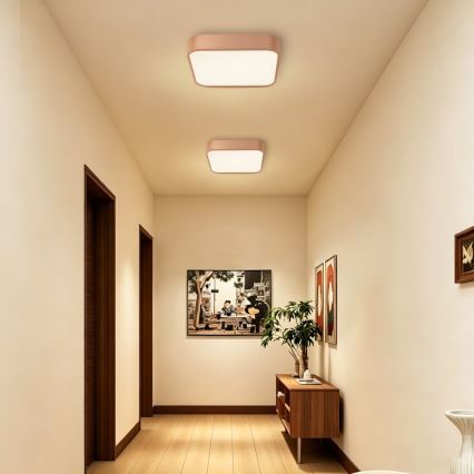 BRILAGI - LED-dimbart takarmatur POOL SQUARE LED/36W/230V 3000-6000K 40x40 cm bronsfärgad + fjärrkontroll