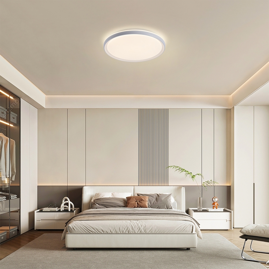 Brilagi - LED dimbar taklampa RIVO LED/72W/230V 3000-6000K vit Ø 50 cm + fjärrkontroll