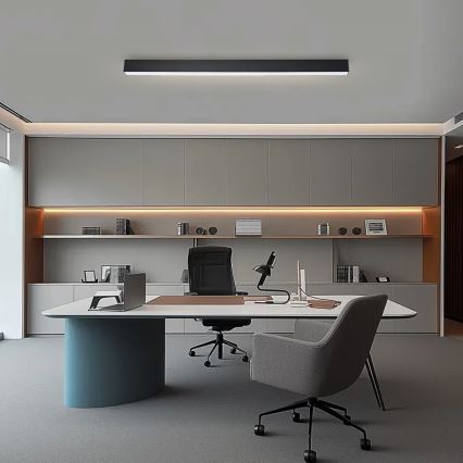 Brilagi - LED-dimbart takarmatur SLEEKLINE SMART LED/40W/230V 3000-6000K Wi-Fi Tuya svart + fjärrkontroll