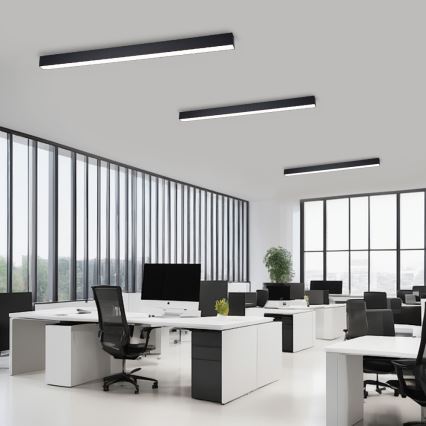 Brilagi - LED-dimbart takarmatur SLEEKLINE SMART LED/40W/230V 3000-6000K Wi-Fi Tuya svart + fjärrkontroll