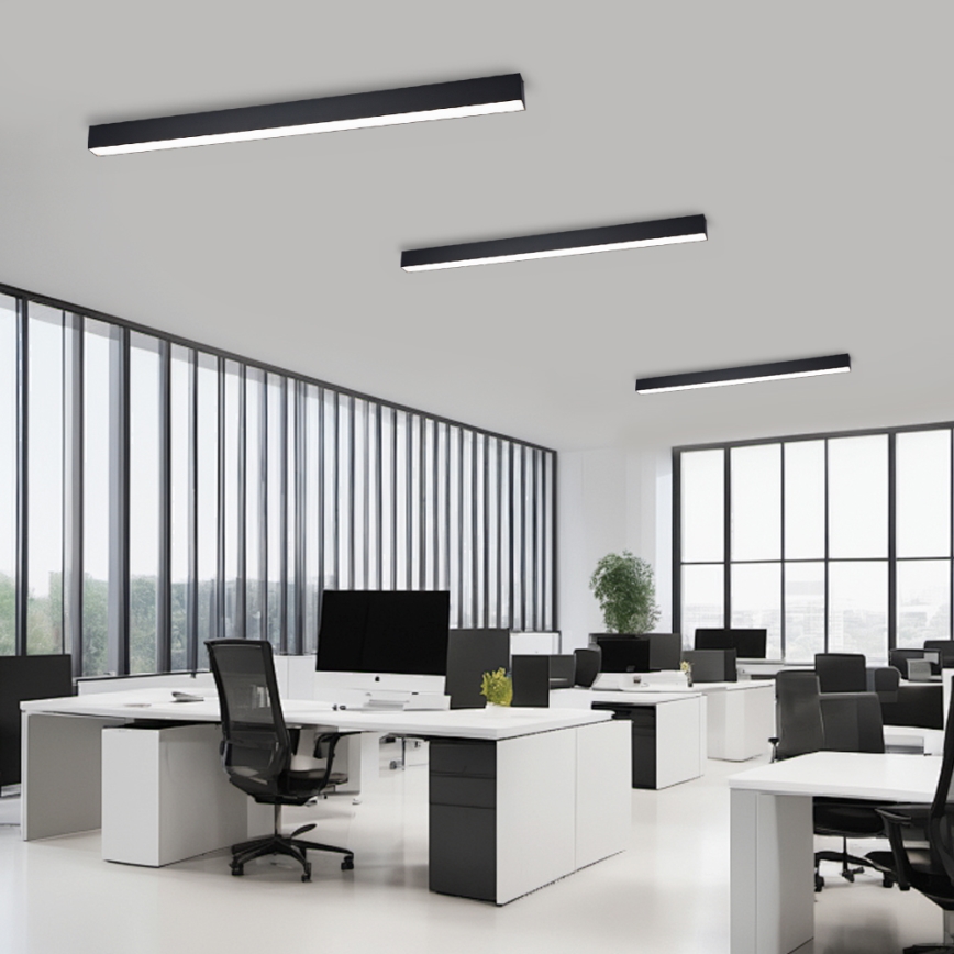 Brilagi - LED-dimbart takarmatur SLEEKLINE SMART LED/40W/230V 3000-6000K Wi-Fi Tuya svart + fjärrkontroll