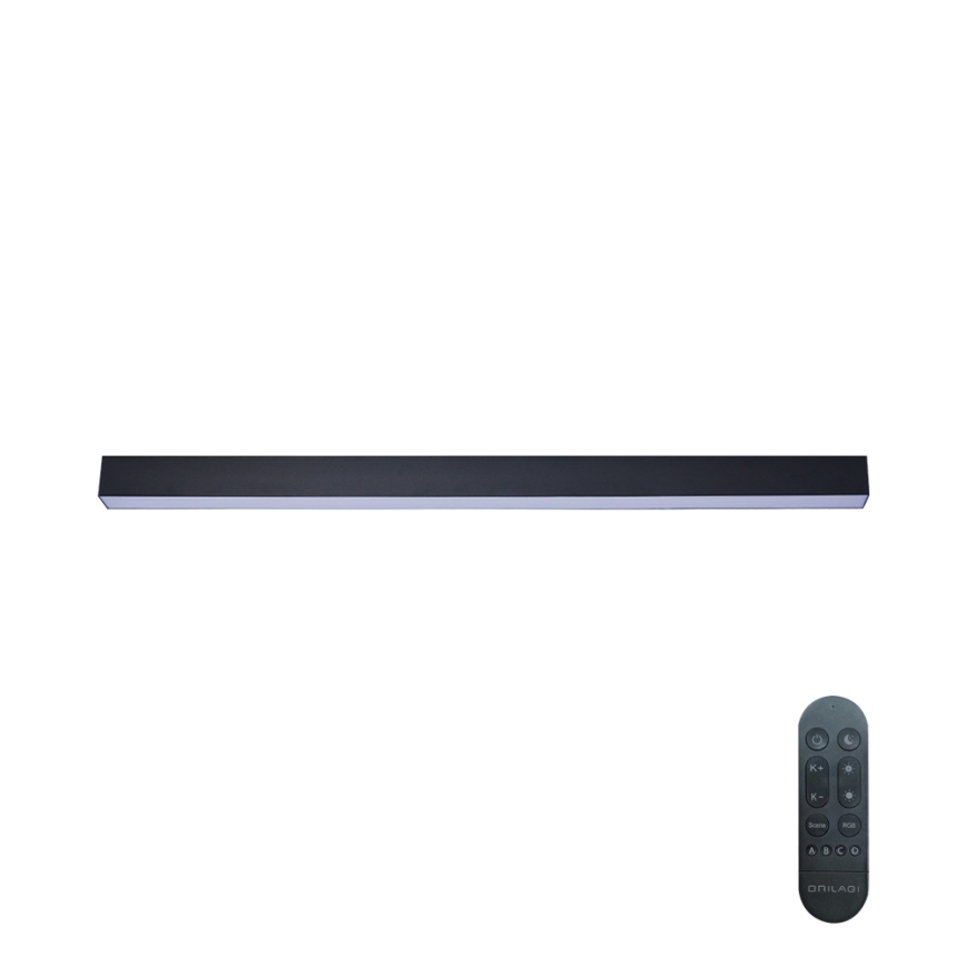 Brilagi - LED-dimbart takarmatur SLEEKLINE SMART LED/40W/230V 3000-6000K Wi-Fi Tuya svart + fjärrkontroll