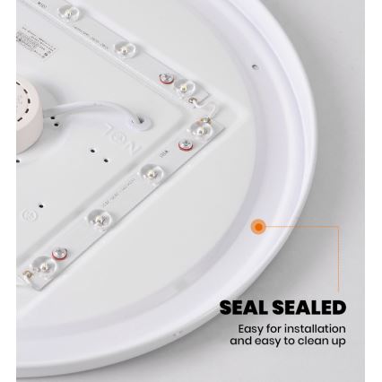 Brilagi - Dimbar LED-taklampa SMART STARS LED/36W/230V Ø 48 cm 3000-6000K Wi-Fi Tuya Beacon + fjärrkontroll