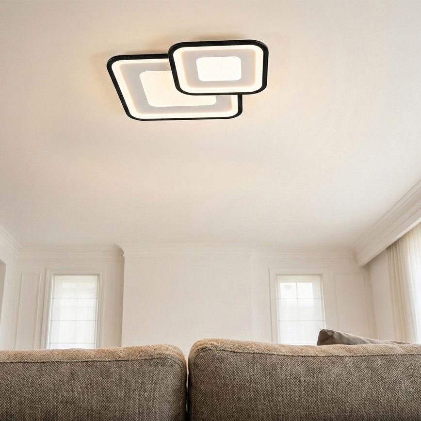 Brilagi - Dimbart LED-takarmatur TANDORA LED/49W/230V 50x50 cm 3000-6000K + fjärrkontroll