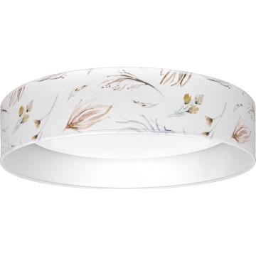 Brilagi - dimbar LED-taklampa VELVET SMARTIX STARS LED/36W/230V 3000-6000K Ø 55 cm vit/blommönster Wi-Fi Tuya Beacon + fjärrkontroll