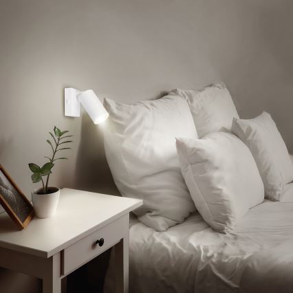 Brilagi - LED RGBW dimmbar väggspot SELE 1xGU10/4,8W/230V 3000K vit + fjärrkontroll