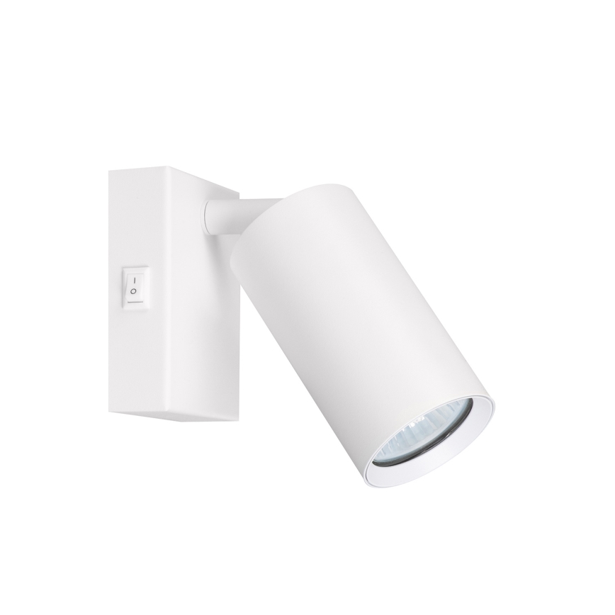 BRILAGI - LED RGBW dimbart väggspott med strömbrytare SELE 1xGU10/4,8W/230V 3000K vit + fjärrkontroll