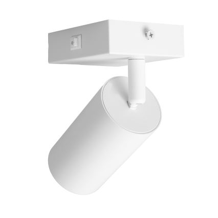 BRILAGI - LED RGBW dimbart väggspott med strömbrytare SELE 1xGU10/4,8W/230V 3000K vit + fjärrkontroll