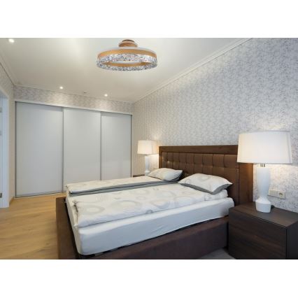 Brilagi - Dimbar LED ytmonterad ljuskrona LED/86W/230V 3000-6500K guld + fjärrkontroll