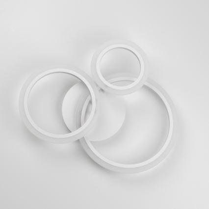 Brilagi - Dimbar LED ytmonterad ljuskrona ORBITS LED/40W/230V 3000-6500K vit + fjärrkontroll